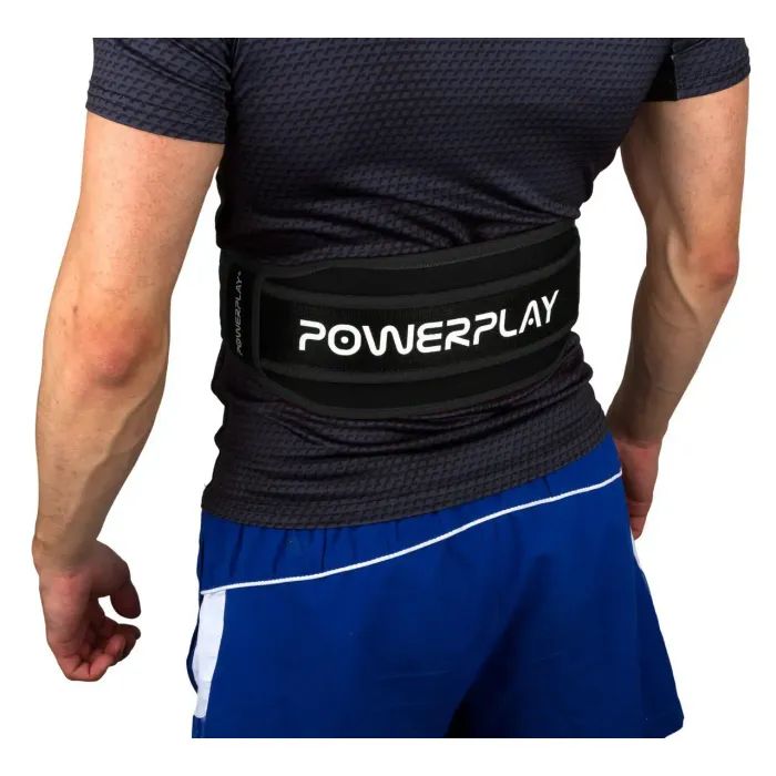Атлетический пояс PowerPlay неопреновий 5546 Black M (PP_5546_M_Black) изображение 5