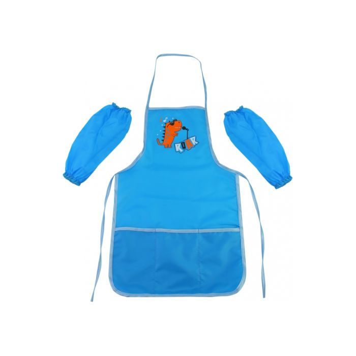 Фартук для творчества Cool For School с нарукавниками, голубой (CF61490-11)