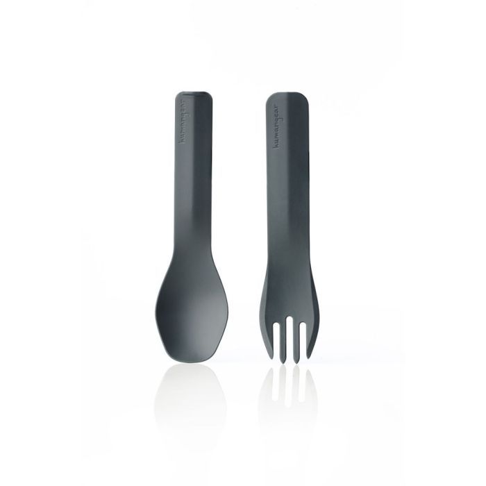 Ложка-вилка туристическая Humangear GoBites Duo gray (022.0077) изображение 2