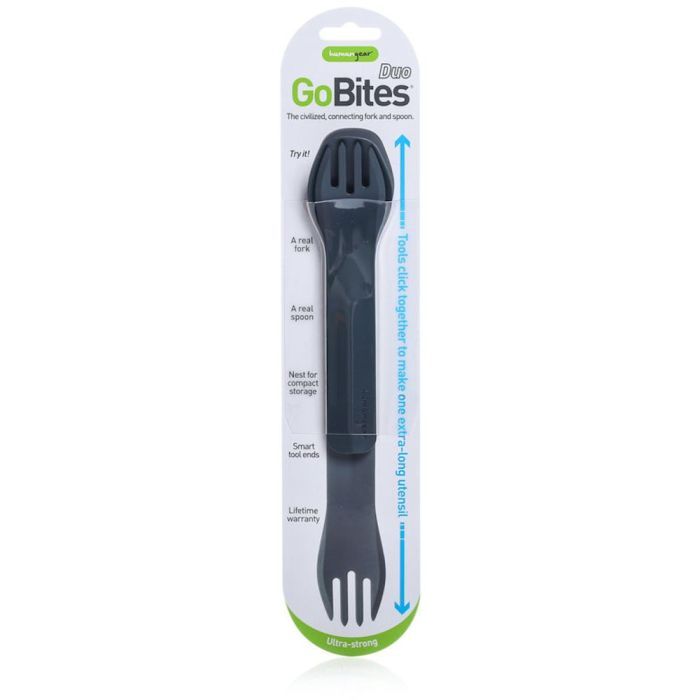 Ложка-вилка туристическая Humangear GoBites Duo gray (022.0077) изображение 4