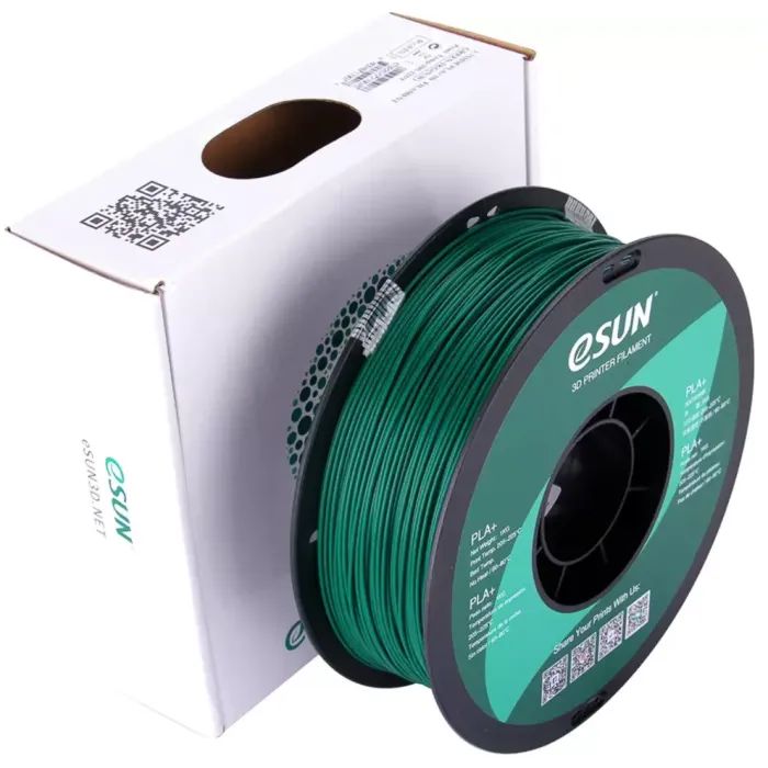 Пластик для 3D-принтера eSUN PLA+ P1.75мм, 1кг, green (PLA+P175G1)