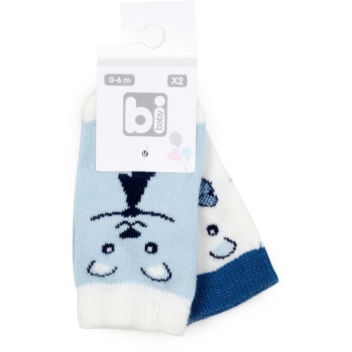 Носки детские Bibaby набор с мишкой (68168-0-6-beige)