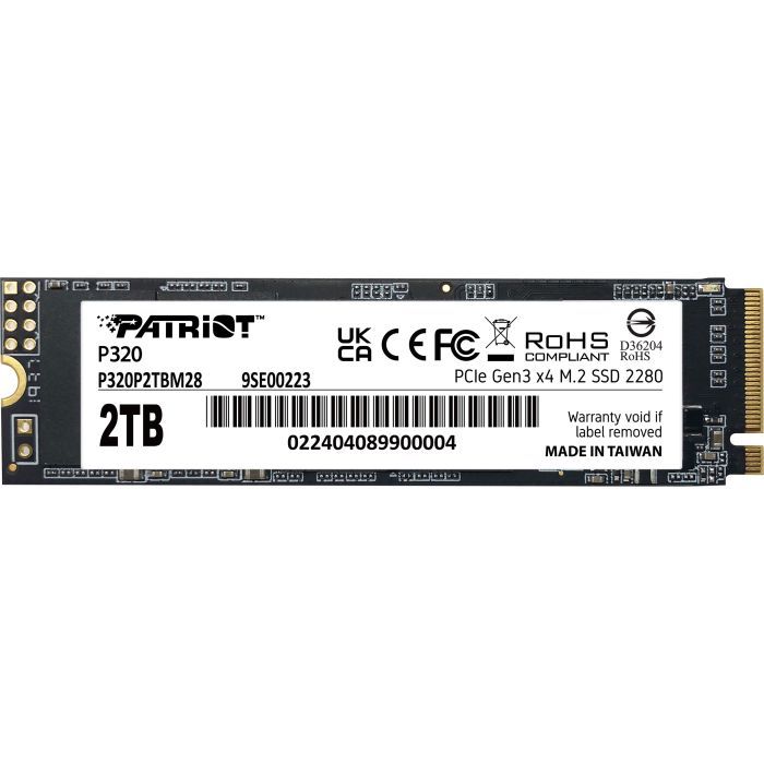Накопичувач SSD M.2 2280 1TB Patriot (P320P1TBM28)