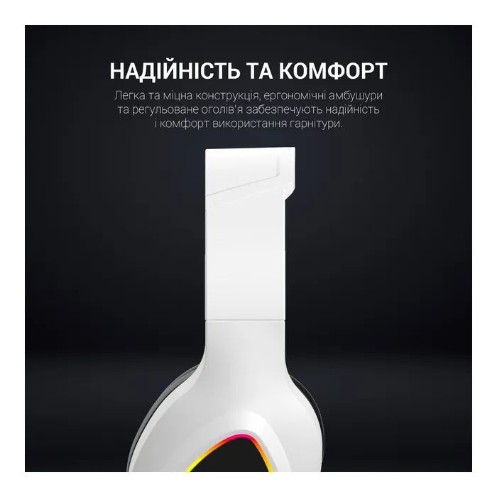 Наушники GamePro HS615 RGB White (HS615) изображение 11