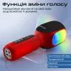 Мікрофон Promate VocalMic Bluetooth 2 x AUX LED Red (vocalmic.red) зображення 4