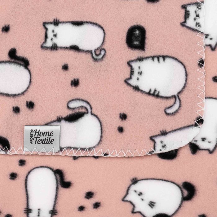 Плед Ardesto Fleece 100% поліестер 130x160см клітинка, бежевий (ART0711PB) зображення 5