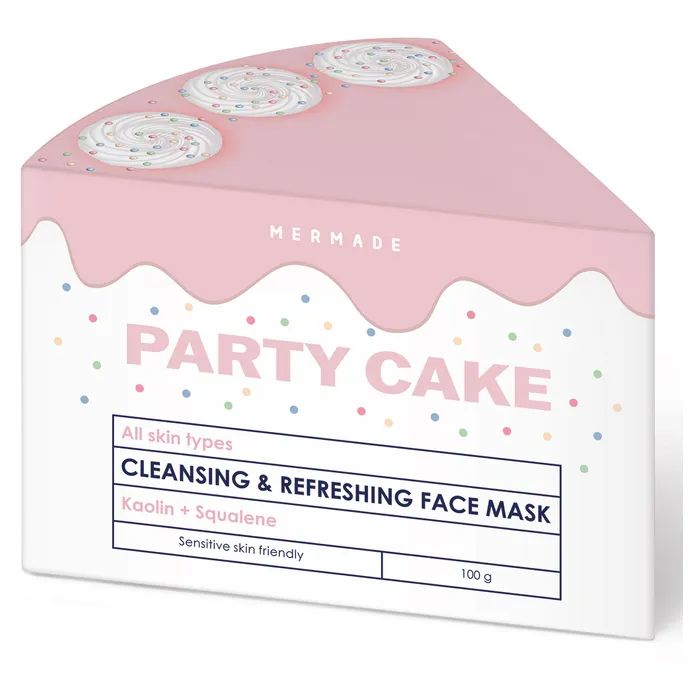 Маска для лица Mermade Party Cake Кремовая 100 г (4823122900760) изображение 3