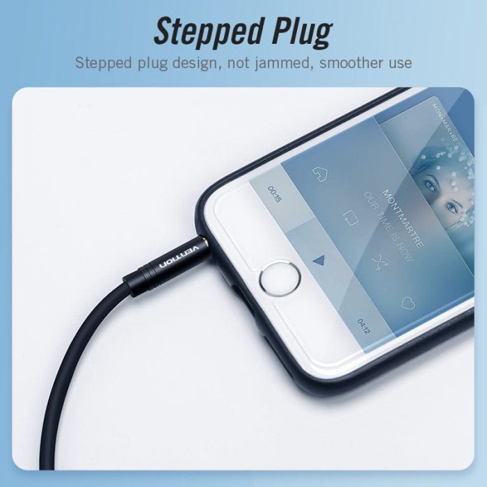 Кабель мультимедийный Jack 3.5mm 4pin M to 2X 3.5mm F Vention (BBVBY) изображение 3