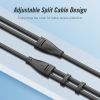 Кабель мультимедийный Jack 3.5mm 4pin M to 2X 3.5mm F Vention (BBVBY) изображение 5