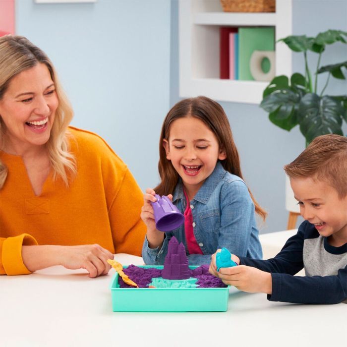 Набір для творчості Kinetic Sand V2 Замок з піску Фіолетовий 454 г (71402) зображення 9