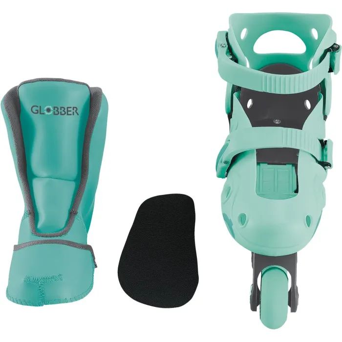 Роликові ковзани Globber 2в1 м'ятно-зелені р.30-33, до 60кг, 5+ (783-206) зображення 6