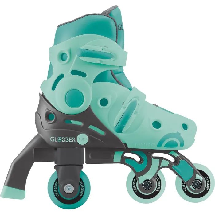 Роликові ковзани Globber 2в1 м'ятно-зелені р.30-33, до 60кг, 5+ (783-206) зображення 8