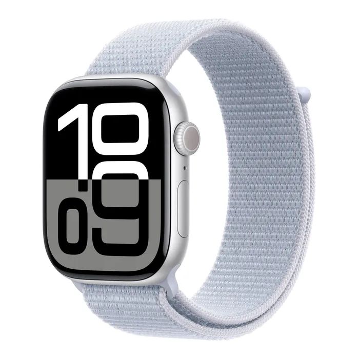 Смарт-годинник Apple Watch Series 10 GPS 46mm Jet Black Aluminium Case with Ink Sport Loop (MWWR3QH/A)