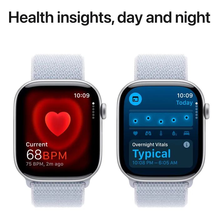 Смарт-годинник Apple Watch Series 10 GPS 46mm Jet Black Aluminium Case with Ink Sport Loop (MWWR3QH/A) зображення 5
