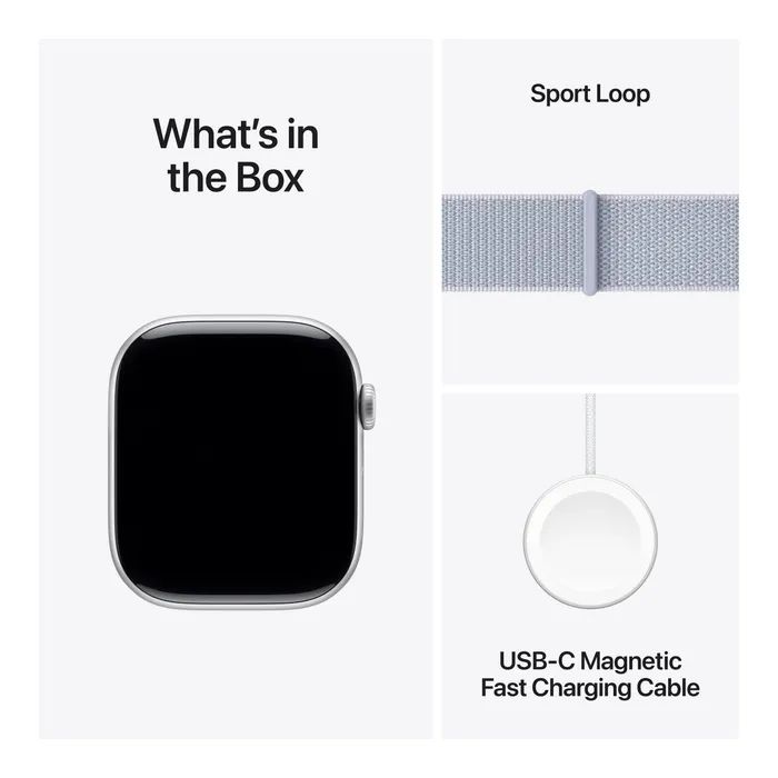 Смарт-годинник Apple Watch Series 10 GPS 46mm Jet Black Aluminium Case with Ink Sport Loop (MWWR3QH/A) зображення 9