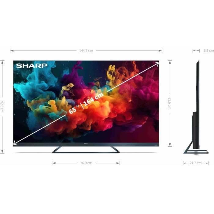 Телевізор Sharp 65FQ5EG (4T-C65FQ5EM2AG) зображення 9