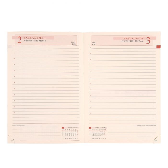 Тижневик Leo planner датований 2025 Aspire А5 368 сторінок (252590) зображення 5