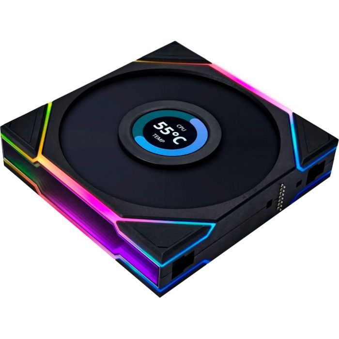Кулер до корпусу Lian Li Reverse TL LCD 140-1, Black (G99.14RTLLCD1B.00) зображення 4