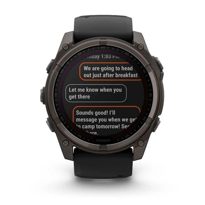 Смарт-часы Garmin fenix 8 51mm,Saph Solar,CrbnGry Ti/Blk,Blk/PblGryBnd (010-02907-11) изображение 10