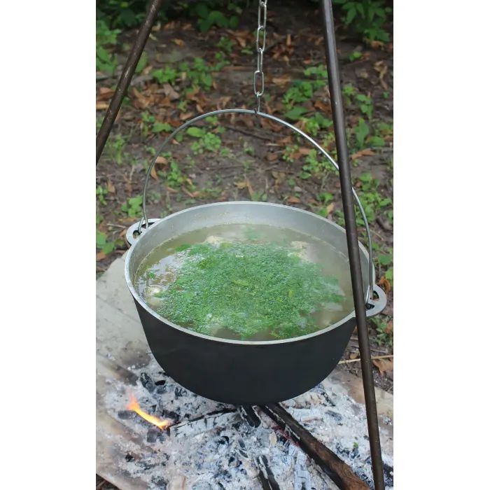 Котел туристический Brizoll алюмінієвий з дужкою та кришкою 6 л (12-006-1) изображение 8