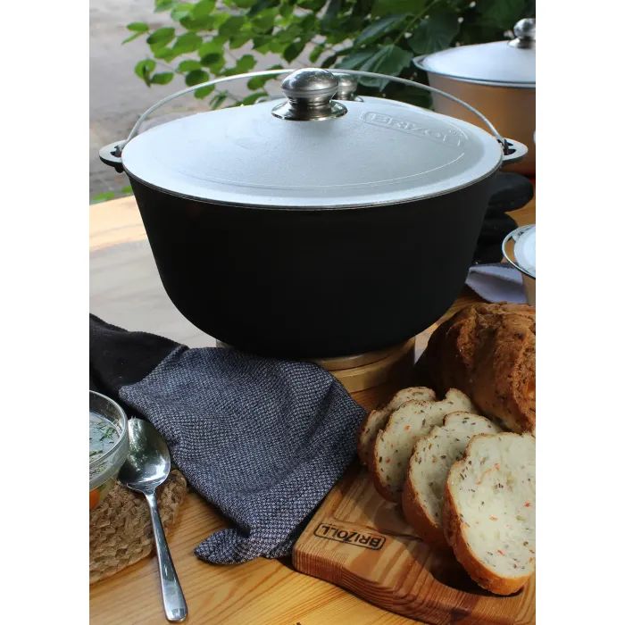 Котел туристический Brizoll алюмінієвий з дужкою та кришкою 6 л (12-006-1) изображение 9