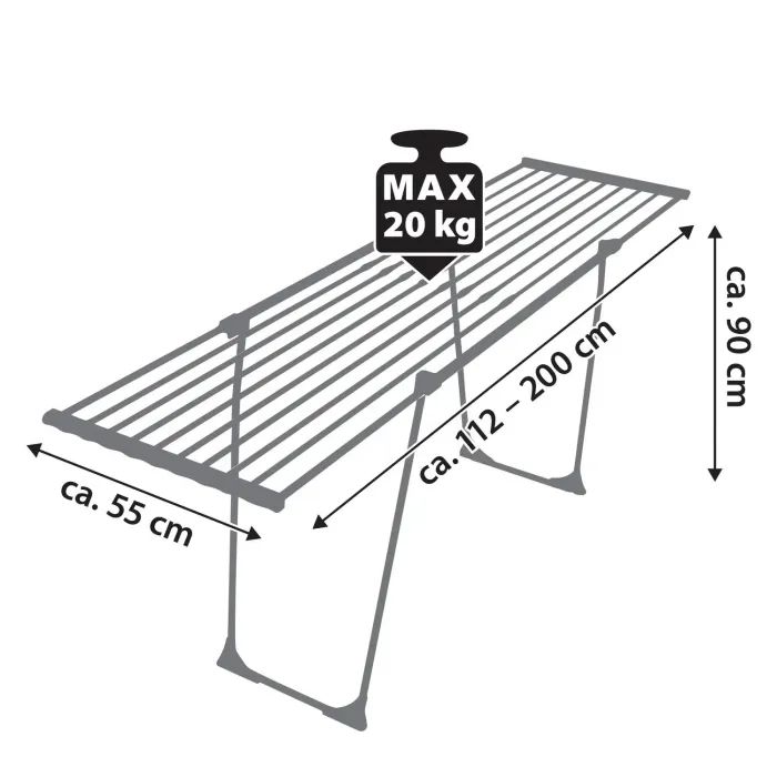 Сушилка для белья Casa Si CasaFlex 20 White Напольная (CS92179B04) (DAS302864) изображение 10
