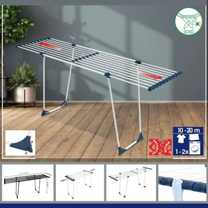 Сушилка для белья Casa Si CasaFlex 20 White Напольная (CS92179B04) (DAS302864) изображение 4
