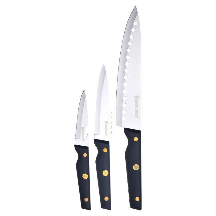 Набор ножей Bergner Pro reeco, 3 предмети (BG-41026-DBL)