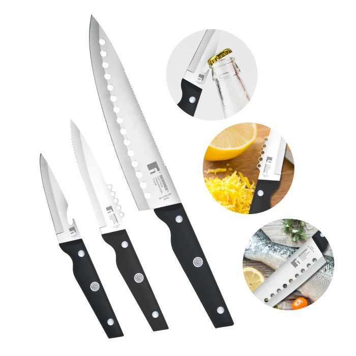 Набор ножей Bergner Pro reeco, 3 предмети (BG-41026-DBL) изображение 2