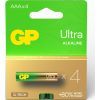 Батарейка Gp AAA LR03 Ultra Alkaline * 4 (24AU21-SB4 / 4891199218255) зображення 2