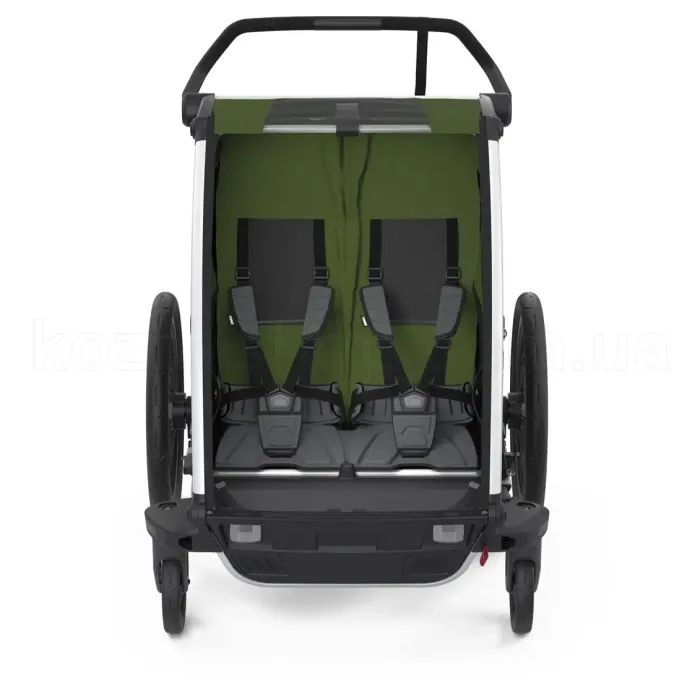 Коляска Thule Chariot Cab Double (Cypress Green) (TH 10204021) изображение 2