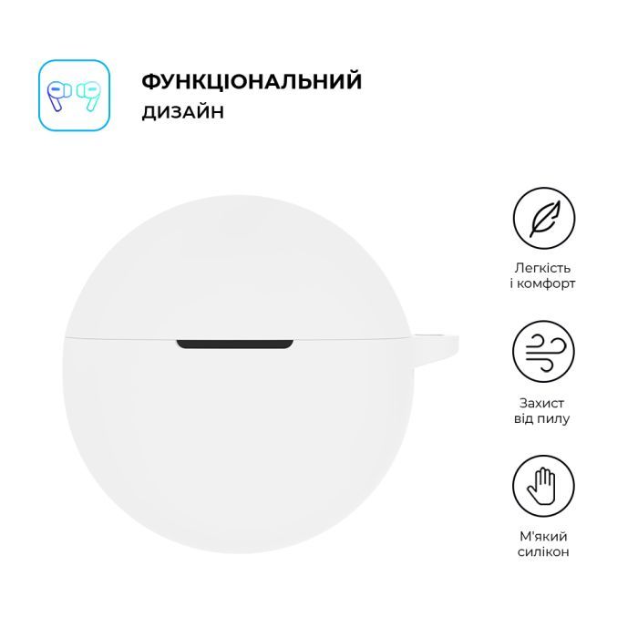 Чехол для наушников Armorstandart Hang Case для OPPO Enco Air2i/Air3i Black (ARM79943) изображение 2