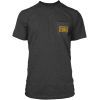 Футболка Jinx PUBG - Orange Logo Pocket Tee Charcoal Heather, L (JINX-8826 CHL)