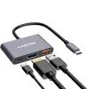 Концентратор Canyon hub DS-4 3in1 USB-C Grey (CNS-TDS4) изображение 5