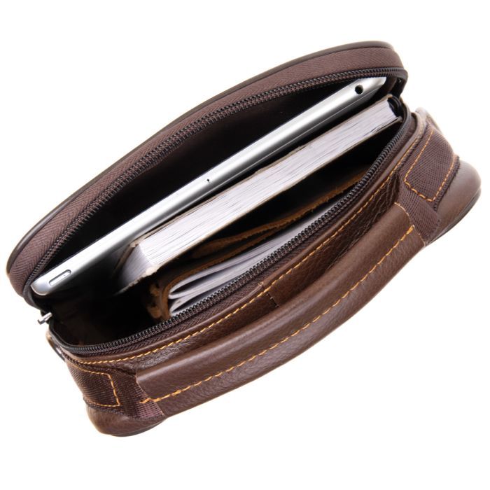 Сумка Vintage Коричневая (20434) изображение 6