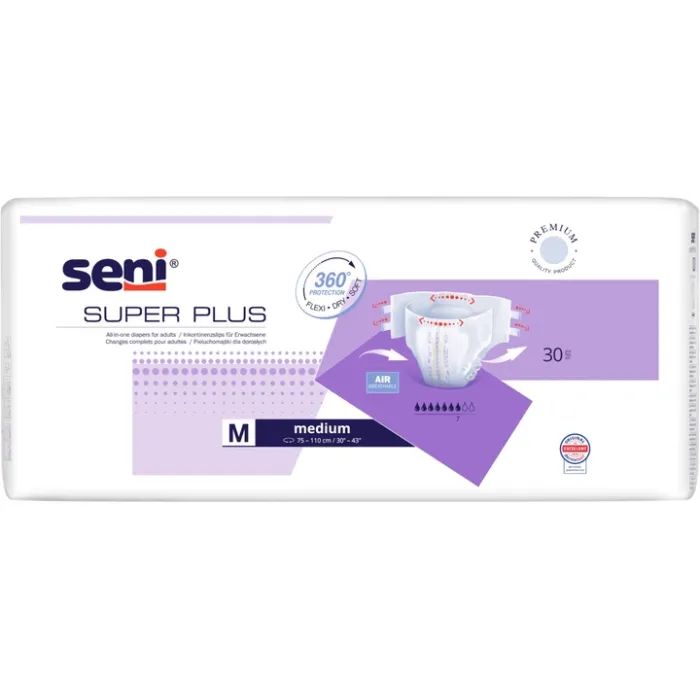 Подгузники для взрослых Seni Super Plus Medium 75-110 см 30 шт (5900516803582)