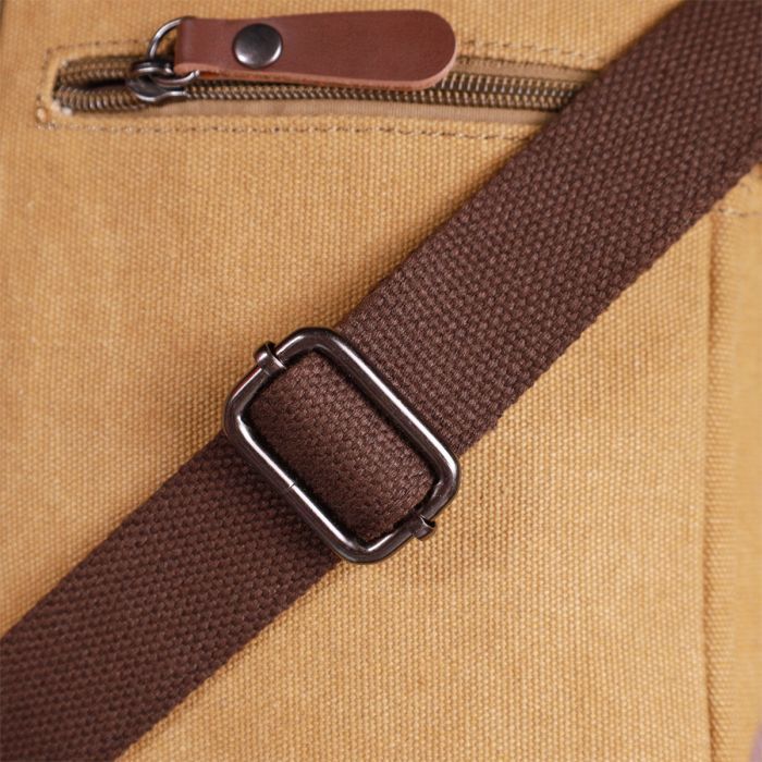 Сумка Vintage Из плотного текстиля Песочная (22222) изображение 11