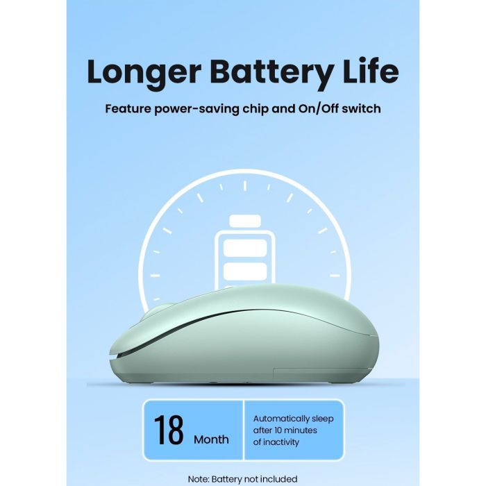 Мышка Ugreen MU105 Wireless Light Blue (90671) изображение 10