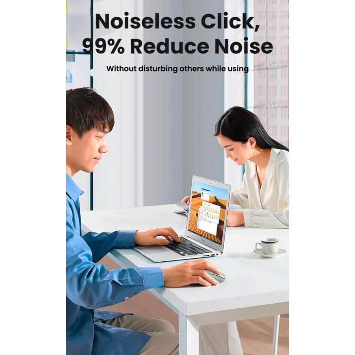 Мышка Ugreen MU105 Wireless Light Blue (90671) изображение 6