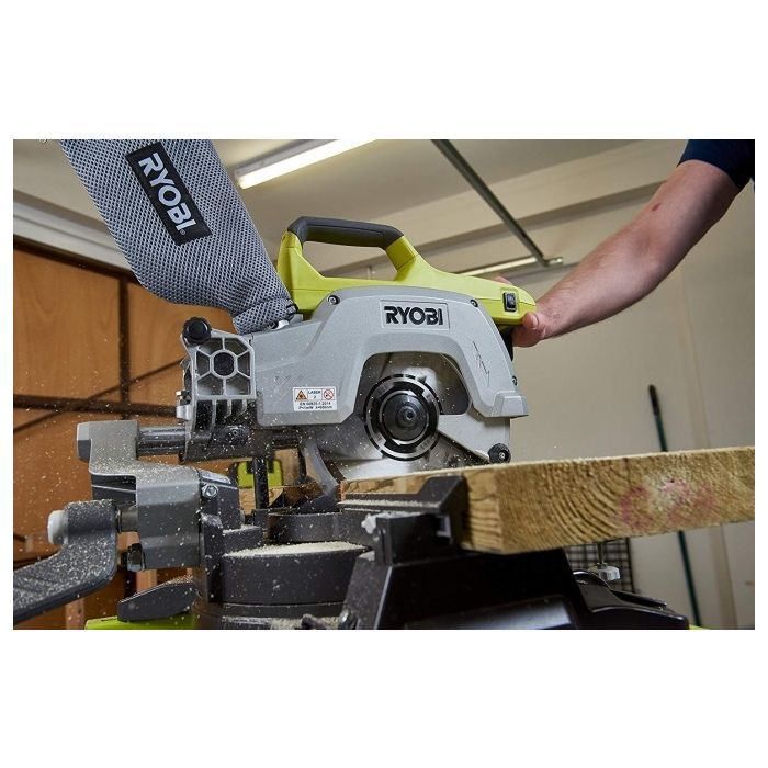 Торцовочная пила Ryobi ONE+ R18MS216-0 18V, 216мм, лазер (без АКБ и ЗУ) (5133003597) изображение 4