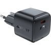 Зарядное устройство Acefast USB-C 30W Gan A77 mini Fast Charger Black (6974316282662)