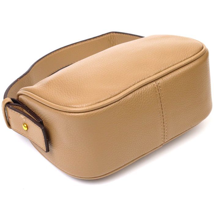 Сумка Vintage З натуральної шкіри Бежева (22128) зображення 5