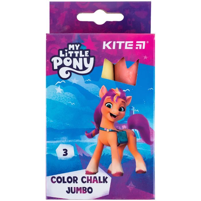 Мел Kite цветные Jumbo My Little Pony, 3 цвета (LP24-077)