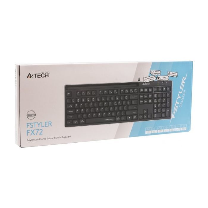 Клавиатура A4Tech FX72 USB Black (4711421001885) изображение 9