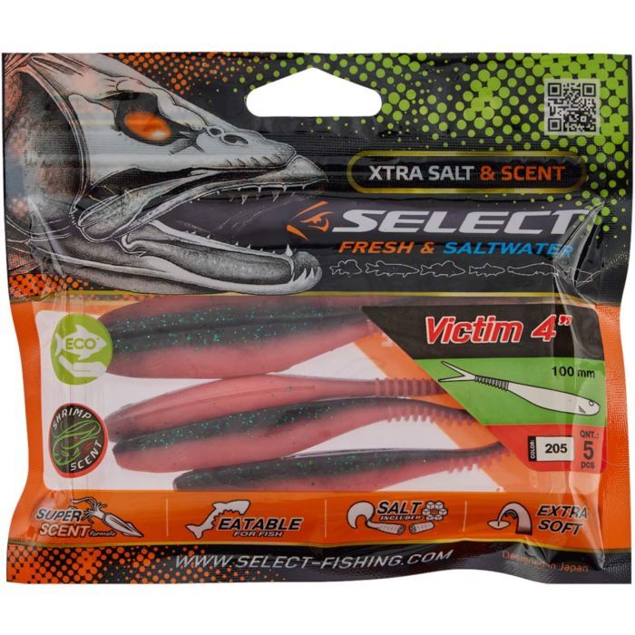 Силікон рибальський Select Victim V-Tail 4" 103 (5 шт/уп) (1870.74.37) зображення 2