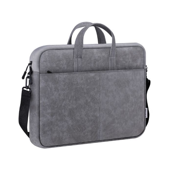Сумка для ноутбука Defender 15.6" Solid PU gray (26088)