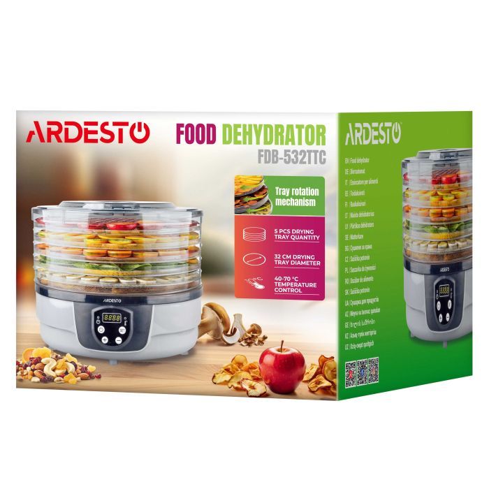 Сушка для овочів та фруктів Ardesto FDB-532TTC зображення 7
