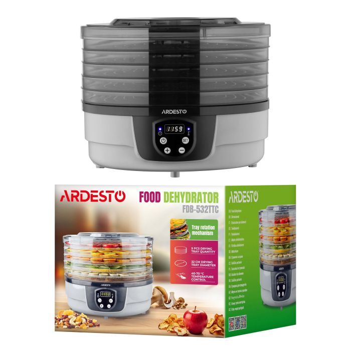 Сушка для овочів та фруктів Ardesto FDB-532TTC зображення 8