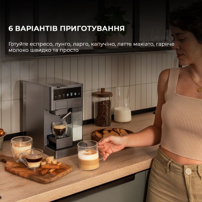 Капсульная кофеварка Cecotec FreeStyle Latte (CCTC-01852) изображение 10