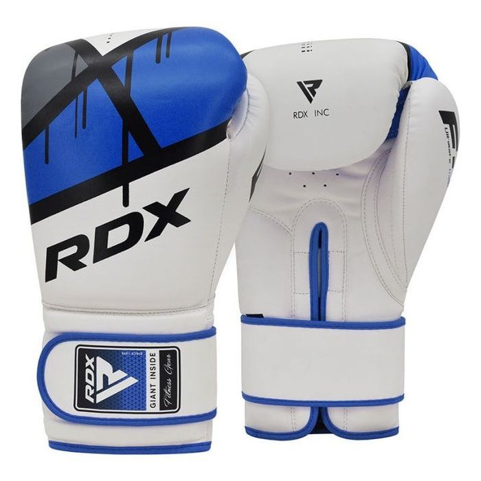 Боксерские перчатки RDX F7 Ego Blue 12 унцій (BGR-F7U-12oz) изображение 2